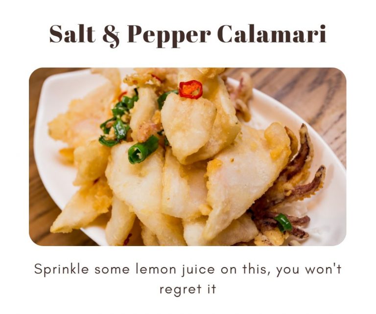 Joyful House - Chinese Food - Salt and Pepper Calamari